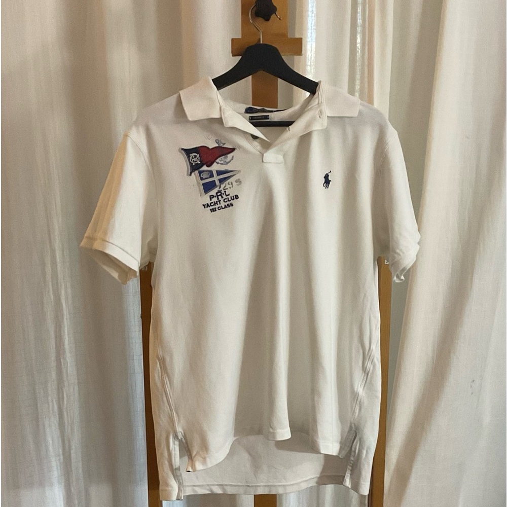 Ralph Lauren Polo, Custom Fit, White Size L